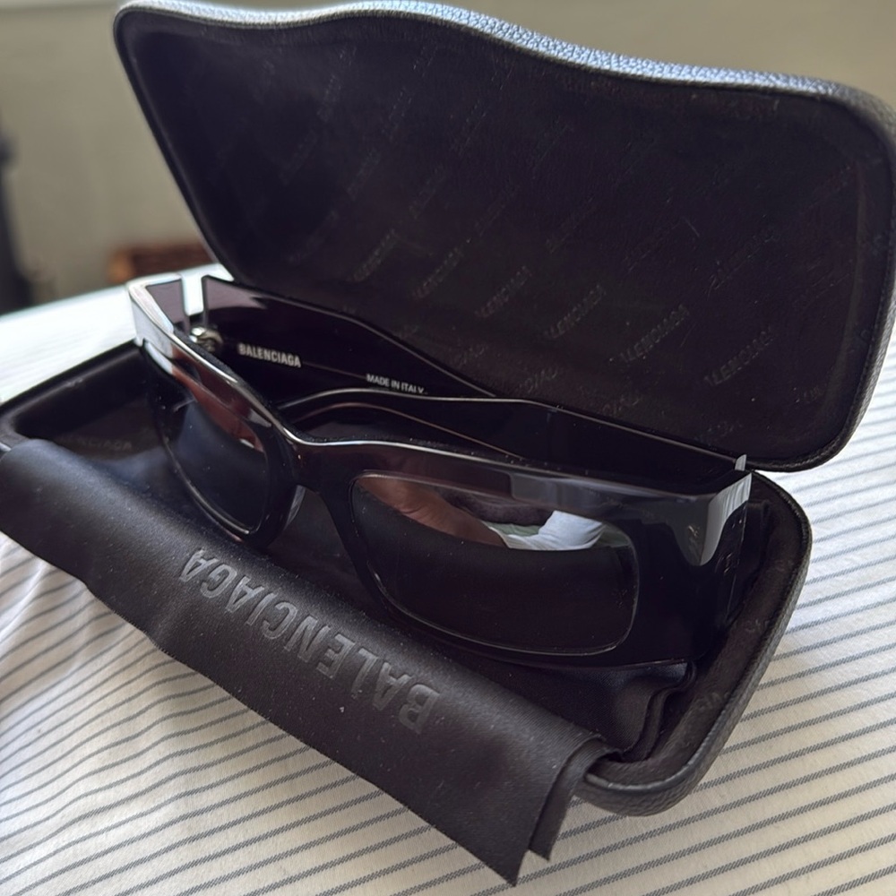 Balenciaga Sunglasses (Square & Mirrored)